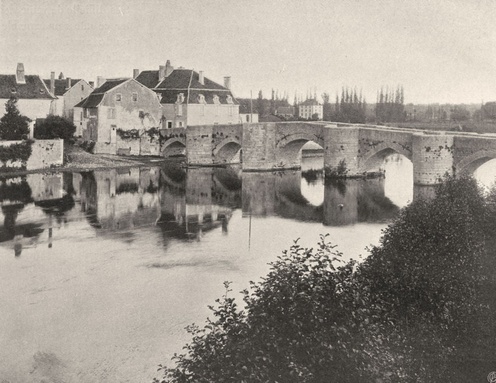 VIENNE. Saint-Savin-le-Mont 1904 old antique vintage print picture